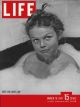 Life Magazine, March 10, 1947 - girl in bathtub with bubbles