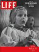 Life Magazine, March 26, 1951 - Cherub Choir, girl singing