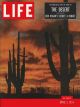 Life Magazine, April 5, 1954 - The desert