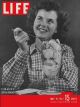 Life Magazine, May 19, 1947 - Woman eating Ice cream sundae