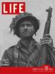 Life Magazine, August 14, 1944 - Airborne infantry officer in Normandy