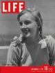 Life Magazine, September 8, 1941 - Campus pigtails