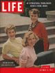 Life Magazine, October 25, 1954 - Big 10 look, fashion