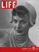 Life Magazine, November 14, 1949 - Pearl fashions