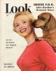 Look Magazine, March 28, 1950 - Marjorie Winters with dachshund