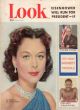 Look Magazine, June 5, 1951 - beautiful photo, her eyes match her jewelry and dress