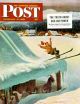Saturday Evening Post, February 17, 1951 - Barn Skiing