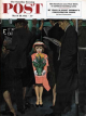 Saturday Evening Post, March 28, 1953 - Subway Girl and Easter Lily