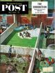 Saturday Evening Post, May 2, 1953 - Painting the Patio Green