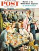 Saturday Evening Post, November 10, 1956 - Cafeteria Dieter