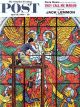 Saturday Evening Post, April 16, 1960 - Repairing Stained Glass (Rockwell)