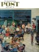 Saturday Evening Post, July 8, 1961 - Clubhouse on Rainy Day