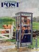 Saturday Evening Post, August 26, 1961 - Cub Scouts in Phone Booth