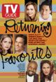 TV Guide, September 8, 2001 - Returning Favorites