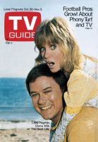 TV Guide, October 30, 1971 - Larry Hagman, Donna Mills of 'The Good Life'