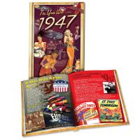 1947 MiniBook: 73st Birthday or Anniversary Gift