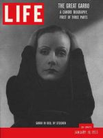 Life Magazine, January 10, 1955 - Greta Garbo
