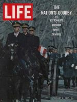Life Magazine, February 10, 1967 - Gus Grissom's caisson at Arlington
