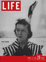Life Magazine, April 25, 1949 - Paris styles