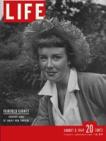 Life Magazine, August 8, 1949 - Straw hats in fashion