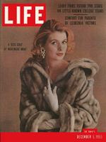 Life Magazine, December 5, 1955 - Man-made mink, fur