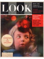 Look Magazine, December 29, 1964 - Child looking at Christmas tree