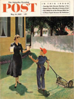 Saturday Evening Post, May 14, 1955 - Lawnboy Lemonade