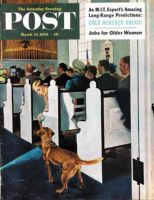 Saturday Evening Post, March 24, 1956 - Dog Walks Down Aisle of Church