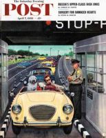 Saturday Evening Post, April 7, 1956 - Stop and Pay Toll