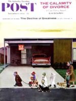 Saturday Evening Post, November 1, 1958 - Trick-Or-Treating in the Burbs