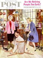 Saturday Evening Post, June 20, 1959 - Broken Antique Chair
