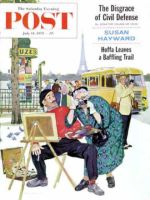 Saturday Evening Post, July 11, 1959 - Parisian Artist & Tourist