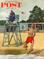 Saturday Evening Post, June 17, 1961 - Cold Water Swimmer