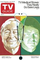 TV Guide, July 21, 1973 - Robert Young & Chad Everett