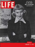 Life Magazine, February 23, 1953 - Blackboard beauty