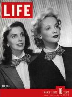 Life Magazine, March 1, 1943 - Women wearing Bow ties
