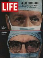 Life Magazine, April 10, 1970 - Drs. Denton Cooley and Michael DeBakey