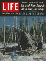 Life Magazine, April 12, 1963 - Helen Klaben lost in the Yukon