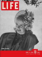 Life Magazine, April 15, 1946 - Woman in Easter hat
