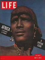 Life Magazine, May 4, 1953 - Masai warrior, Africa