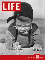 Life Magazine, May 10, 1937 - Playing Marbles