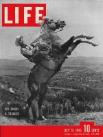 Life Magazine, July 12, 1943 - Roy Rogers and Trigger