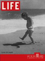 Life Magazine, July 30, 1945 - Child on beach