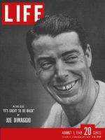 Life Magazine, August 1, 1949 - Joe DiMaggio