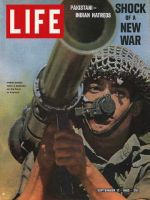 Life Magazine, September 17, 1965 - Indian soldier wields bazooka in Kashmir