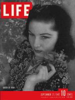 Life Magazine, September 21, 1942 - Iran's Queen Fawzia
