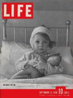 Life Magazine, September 23, 1940 - Child in hospital