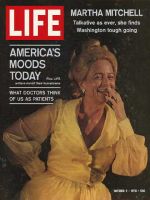Life Magazine, October 2, 1970 - Attorney General's wife Martha Mitchell