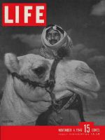 Life Magazine, November 4, 1946 - Palestine, camel