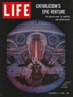 Life Magazine, December 17, 1965 - View of Vatican Council from St. Peter's Dome